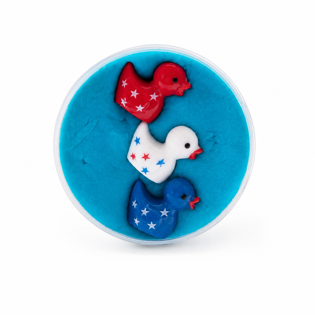 4th of July Sensory Dough Push-Pop
